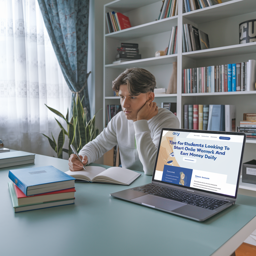 Tips for Students Looking to Start Online Work and Earn Money Daily