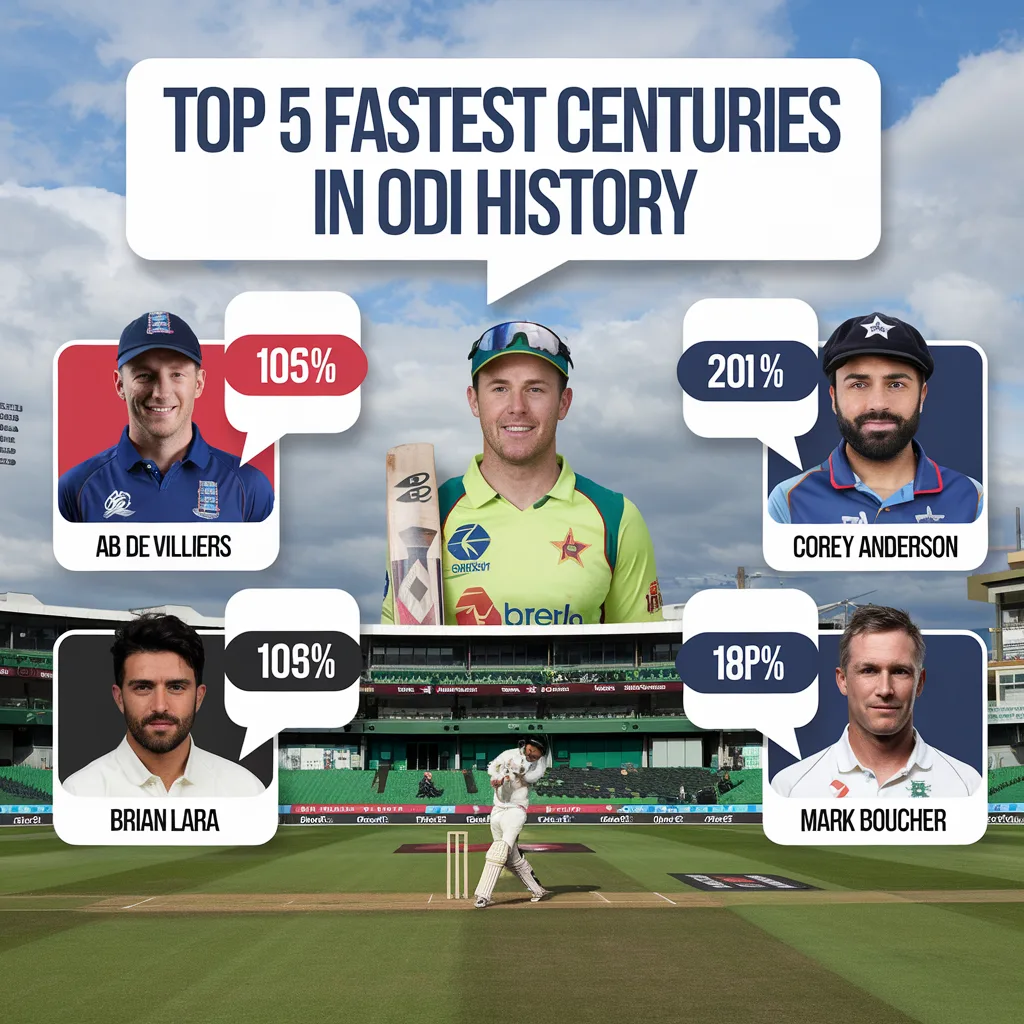 fastest century in cricket history