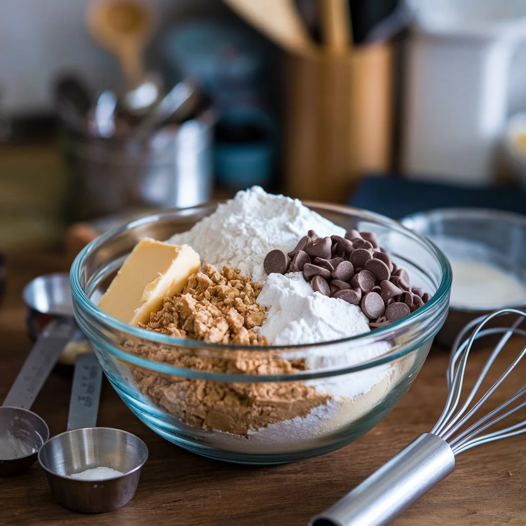 Ingredients for Eggless Cookie Dough
What you'll need is as follows: