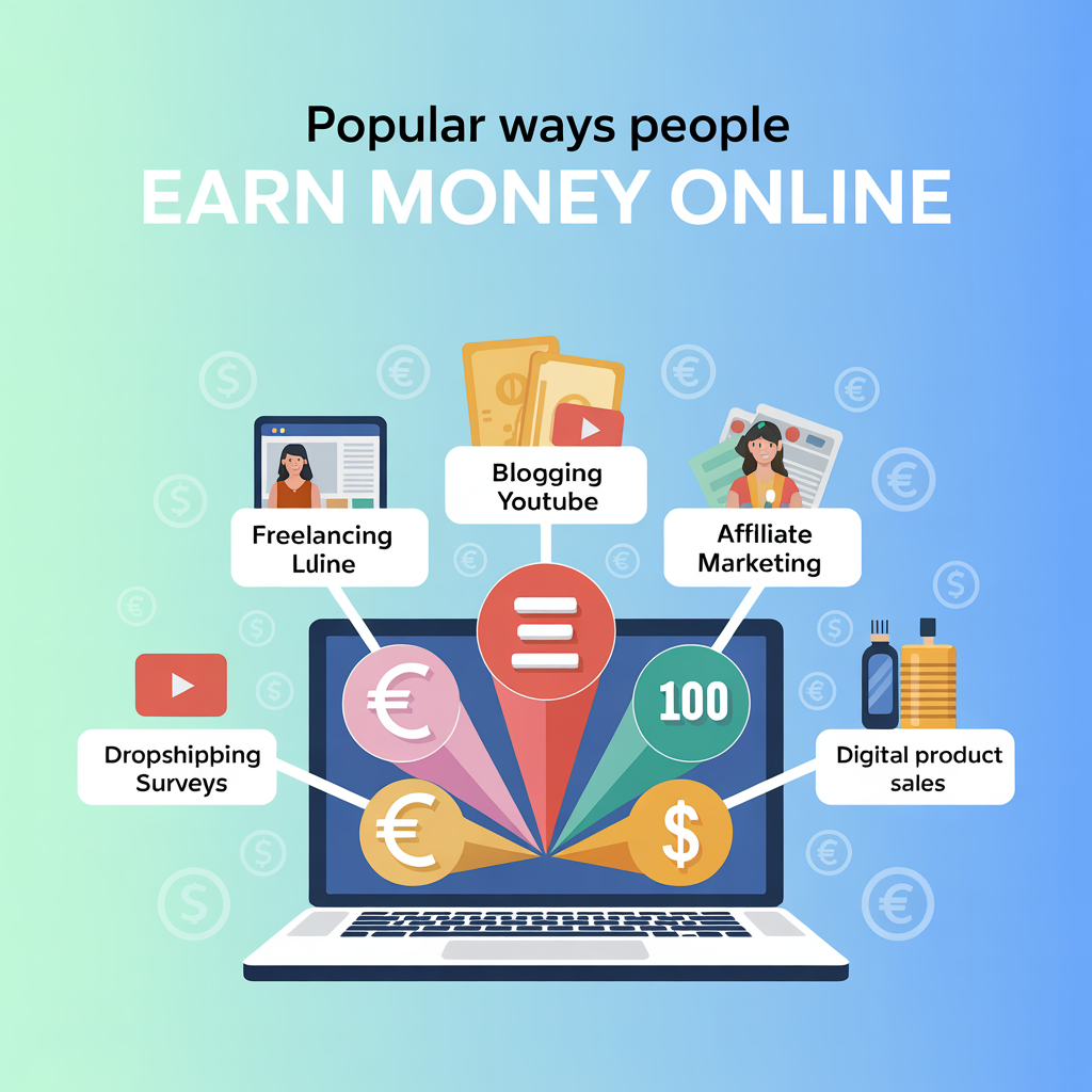 Popular Ways People Earn Money Online
