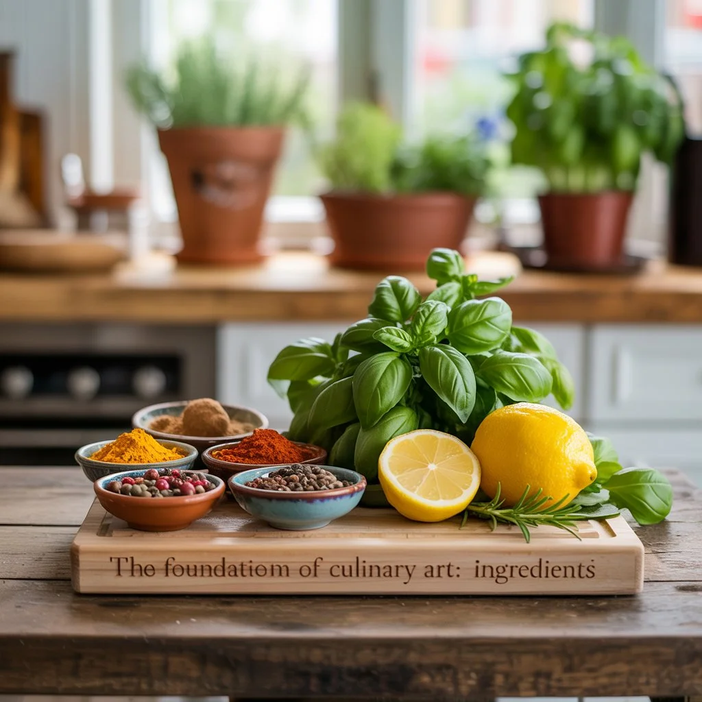 The Foundation of Culinary Art: Ingredients