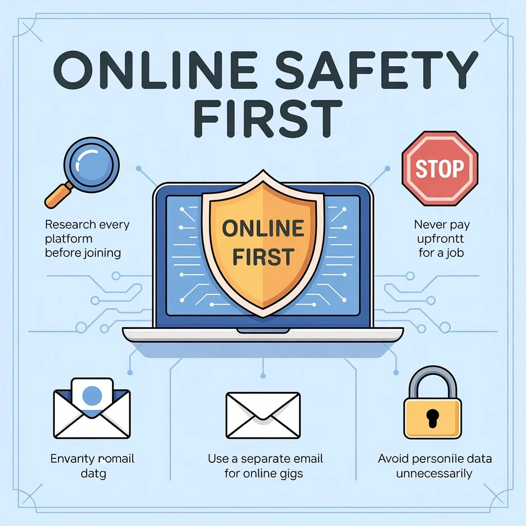 Tips to Stay Safe While Earning Online