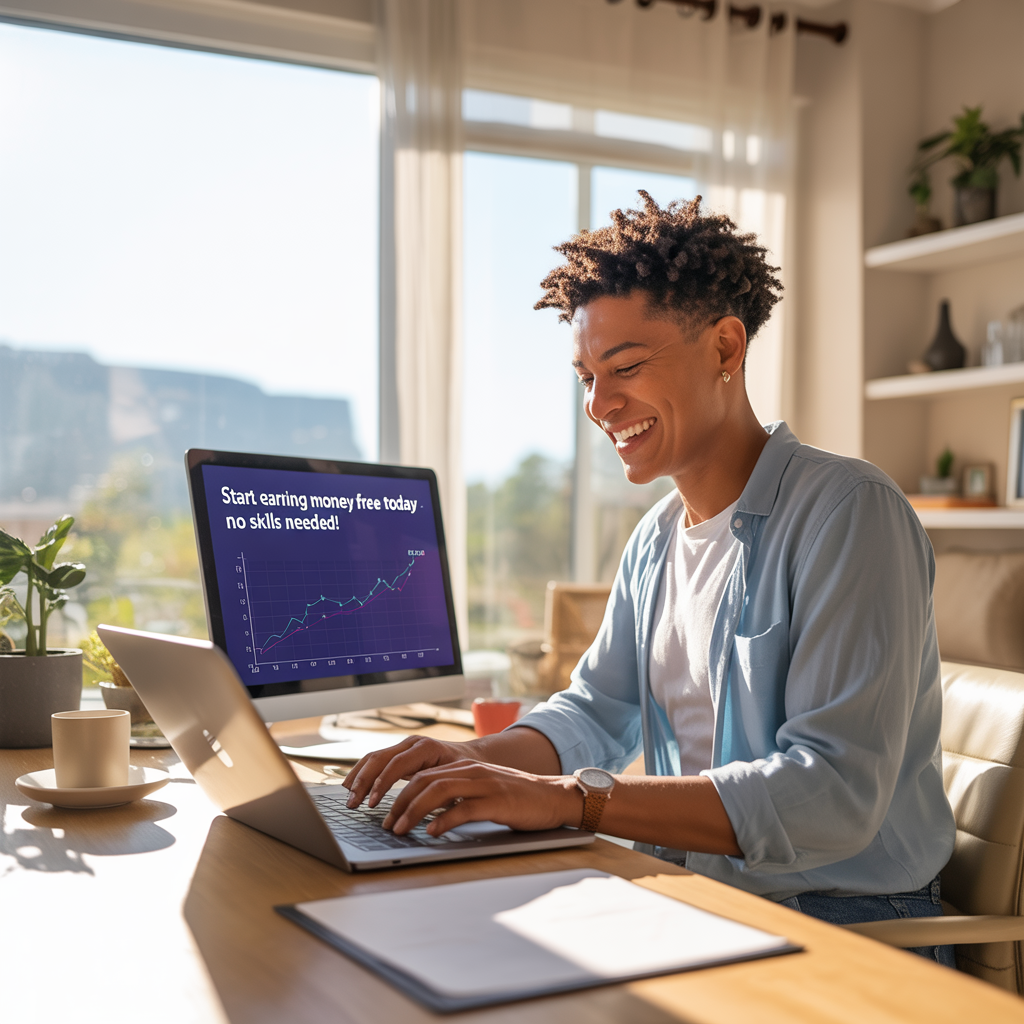 Start Earning Money Online Free Today – No Skills Needed!