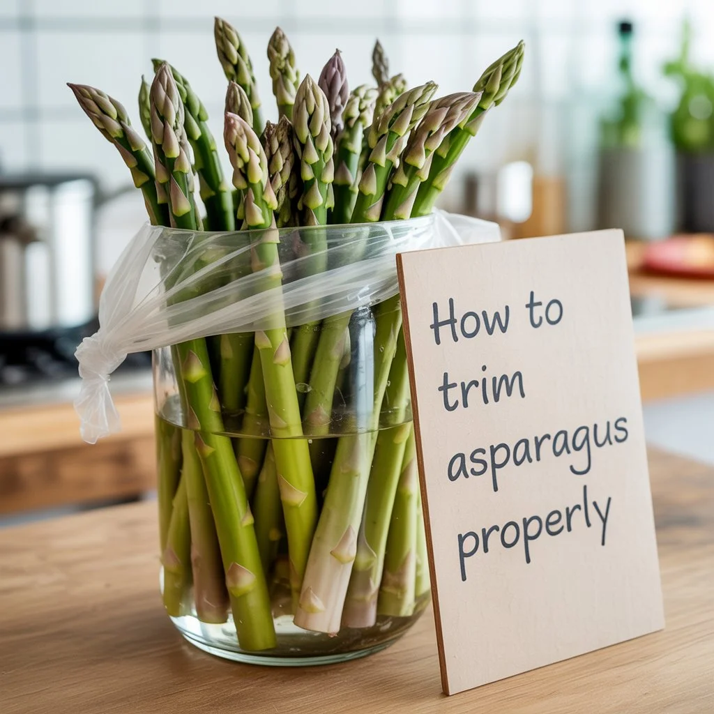 Preparing Asparagus for Cooking