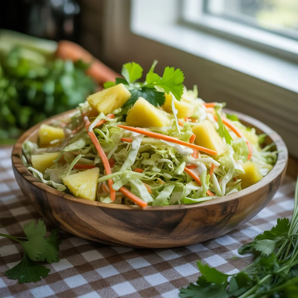 Step-by-Step Pineapple Coleslaw Recipe