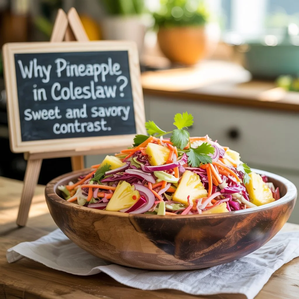 Why Pineapple in Coleslaw?