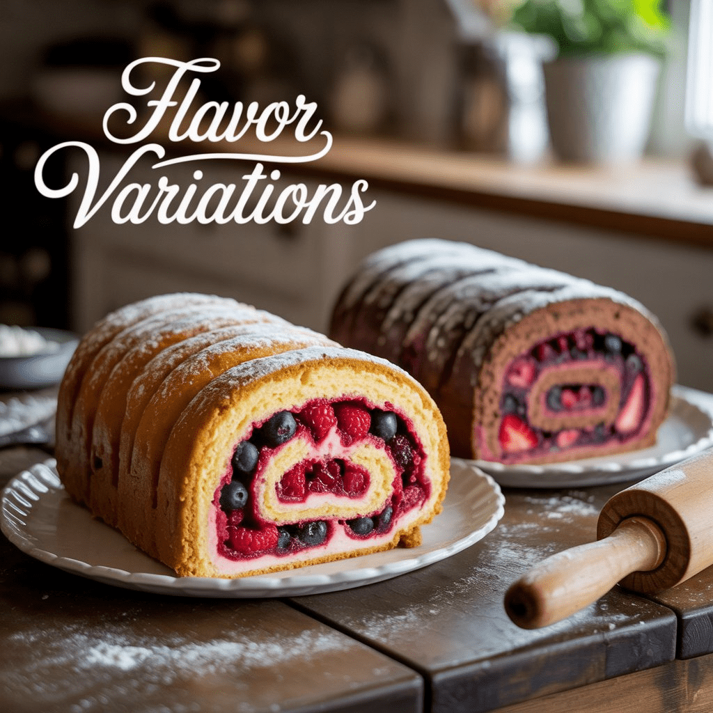 Delicious Flavor Variations for Strawberry Shortcake Swiss Roll