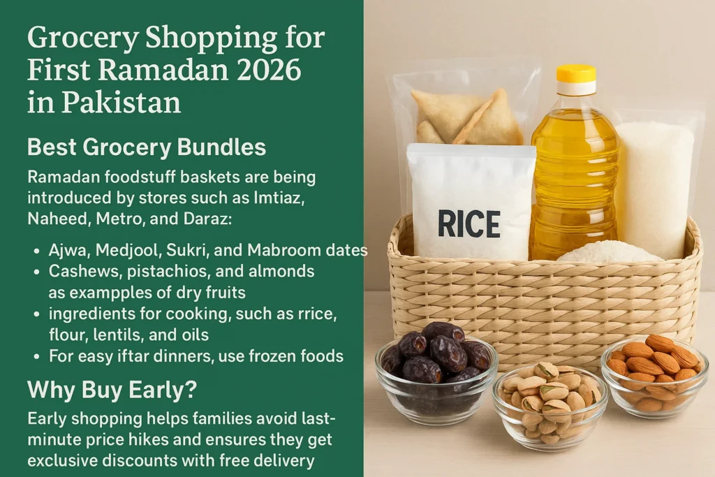 Grocery Shopping for First Ramadan 2026 in Pakistan

