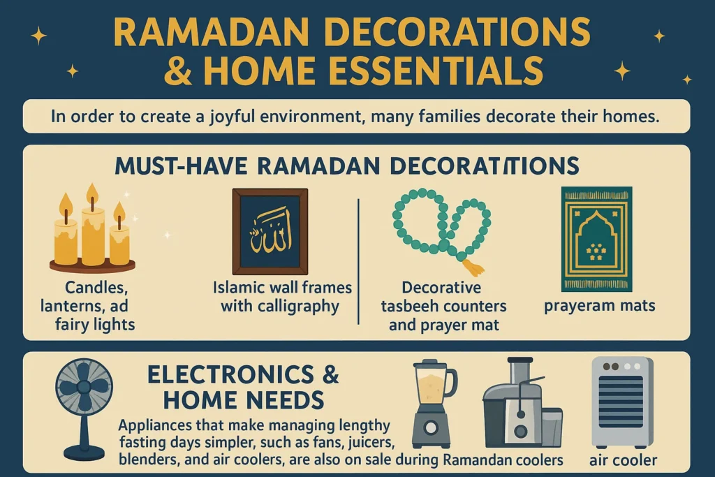 Ramadan Decorations & Home Essentials for the First Ramadan in 2026 in Pakistan  