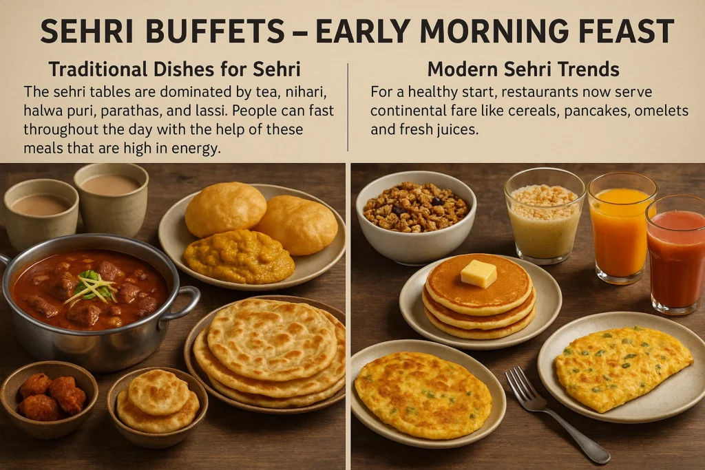 Sehri and Iftar Buffets First Ramadan 2026 in Pakistan