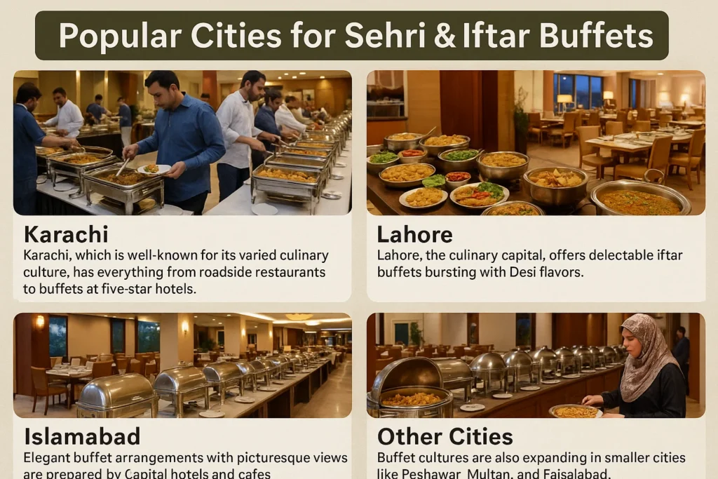 Sehri and Iftar Buffets First Ramadan 2026 in Pakistan