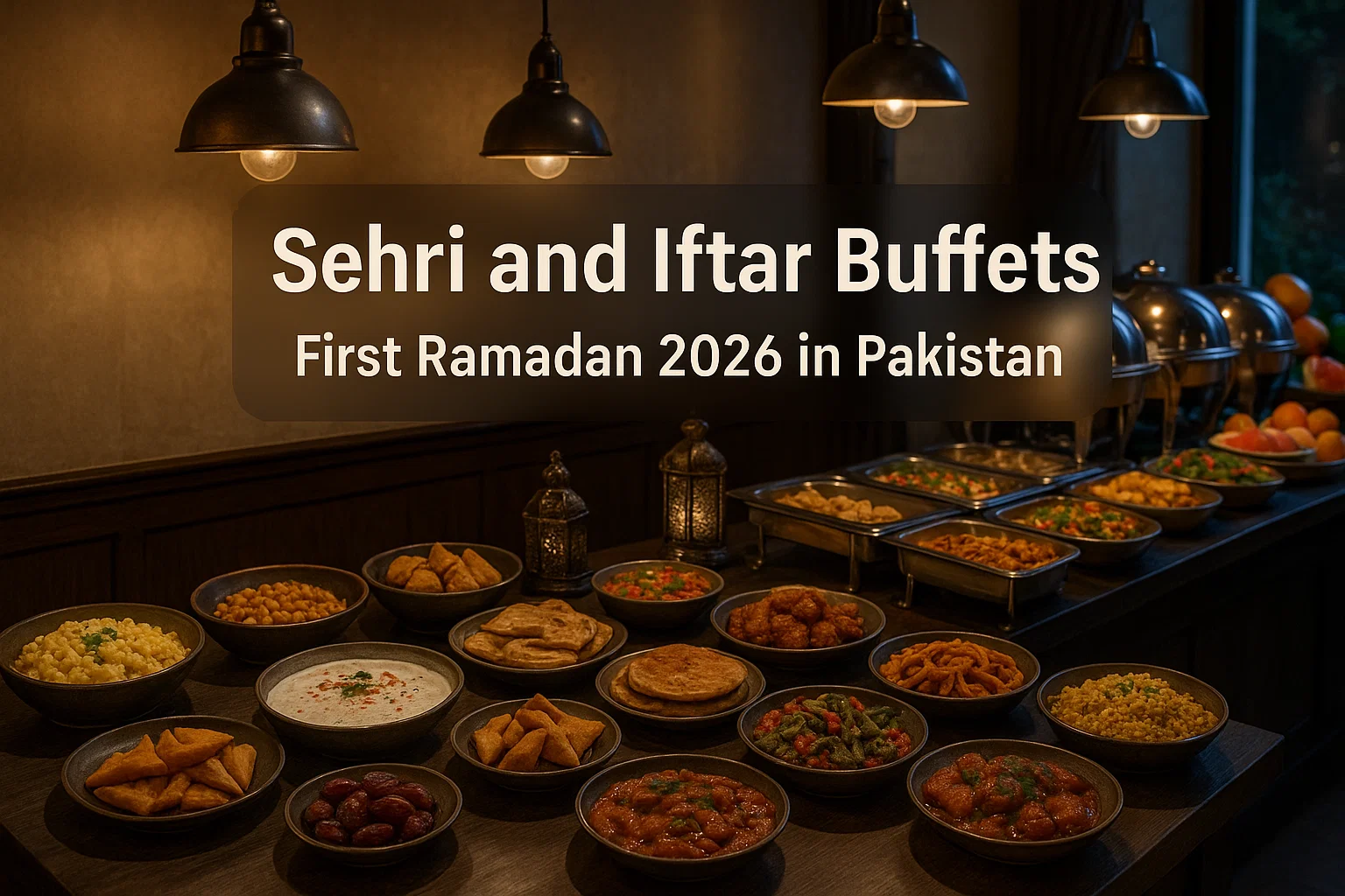 Sehri and Iftar Buffets First Ramadan 2026 in Pakistan