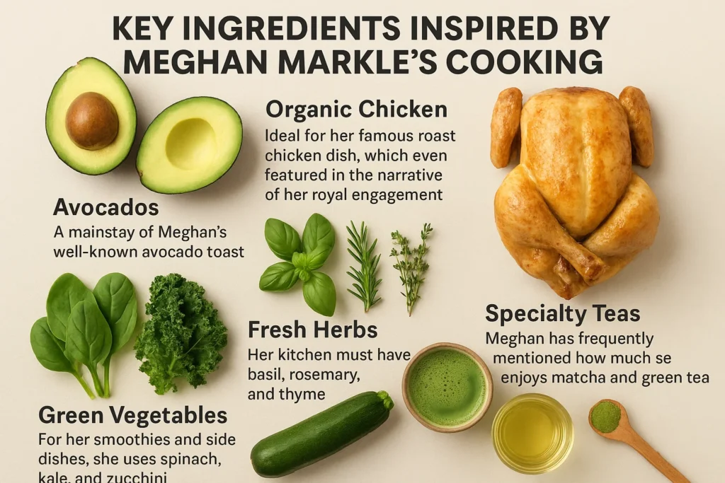 Key Cooking Show Ingredients Inspired by Meghan Markle