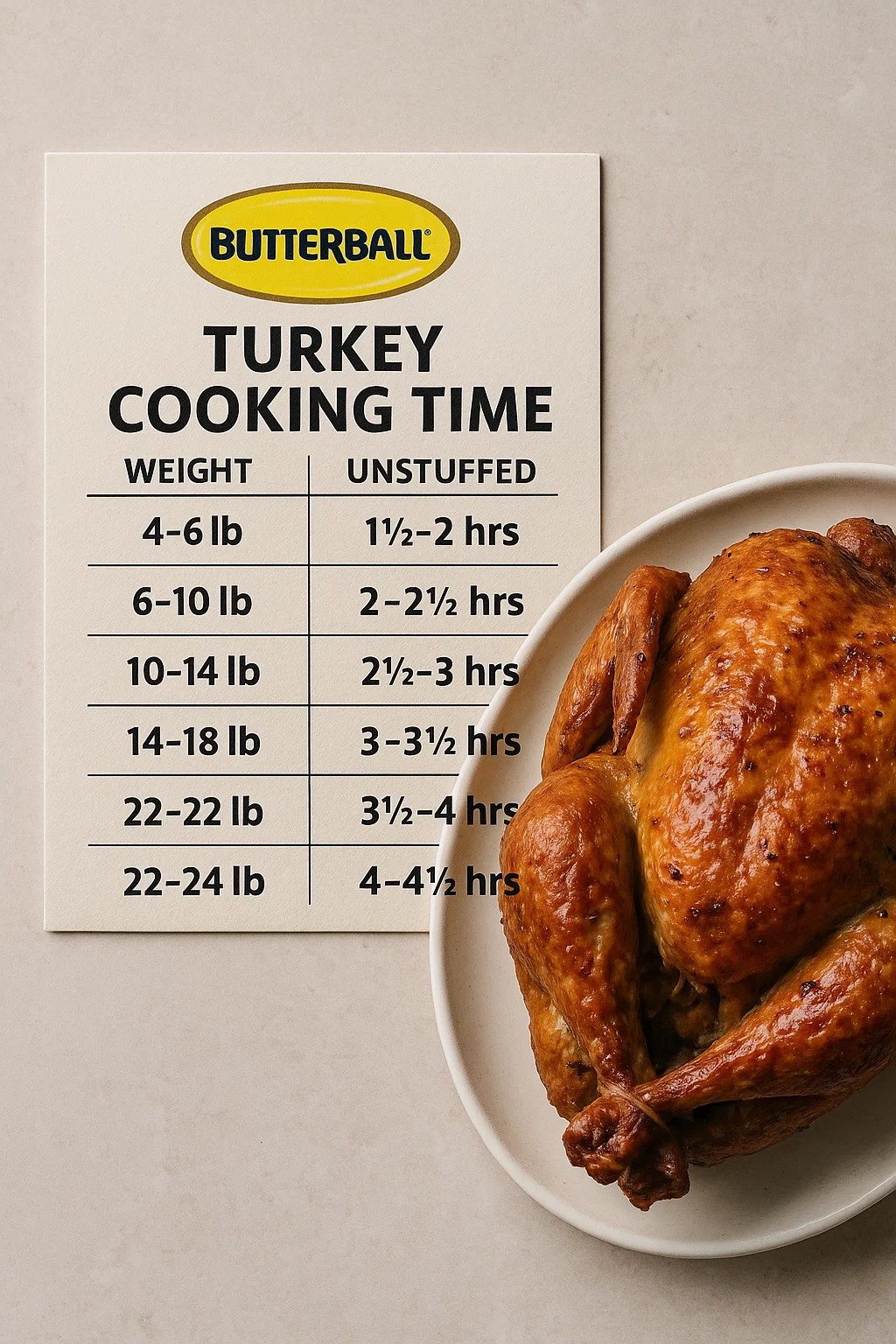 Butterball Turkey Cooking Time