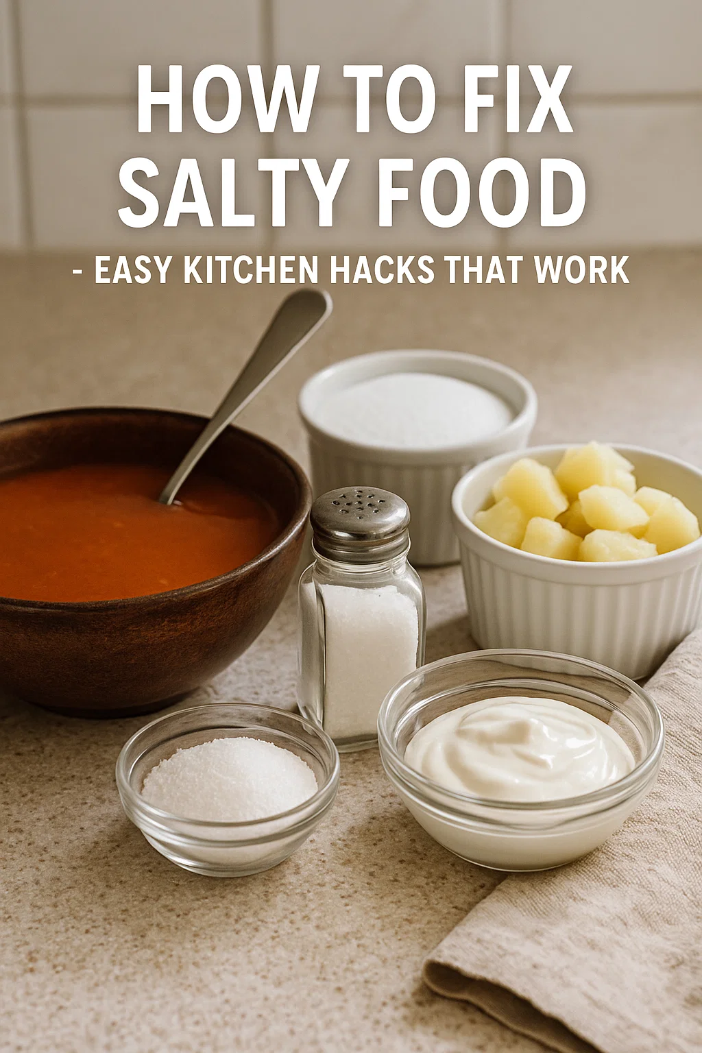 How to Fix Salty Food – Easy Kitchen Hacks That Work