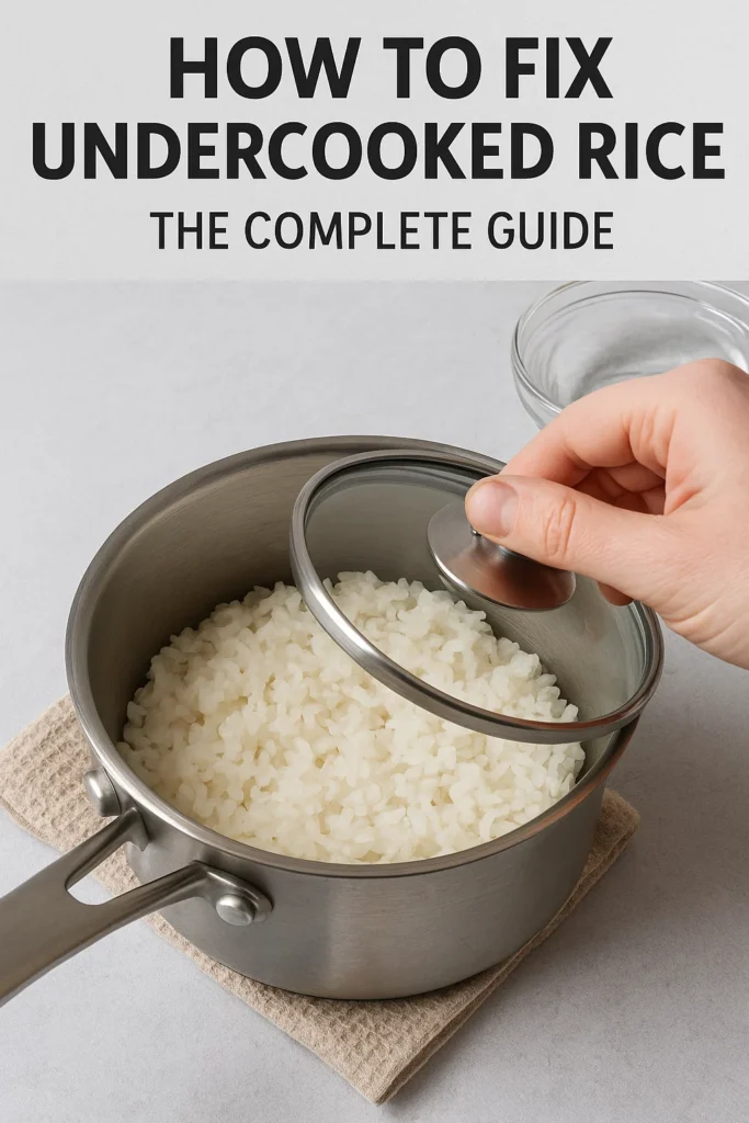 How to Fix Undercooked Rice: The Complete Guide