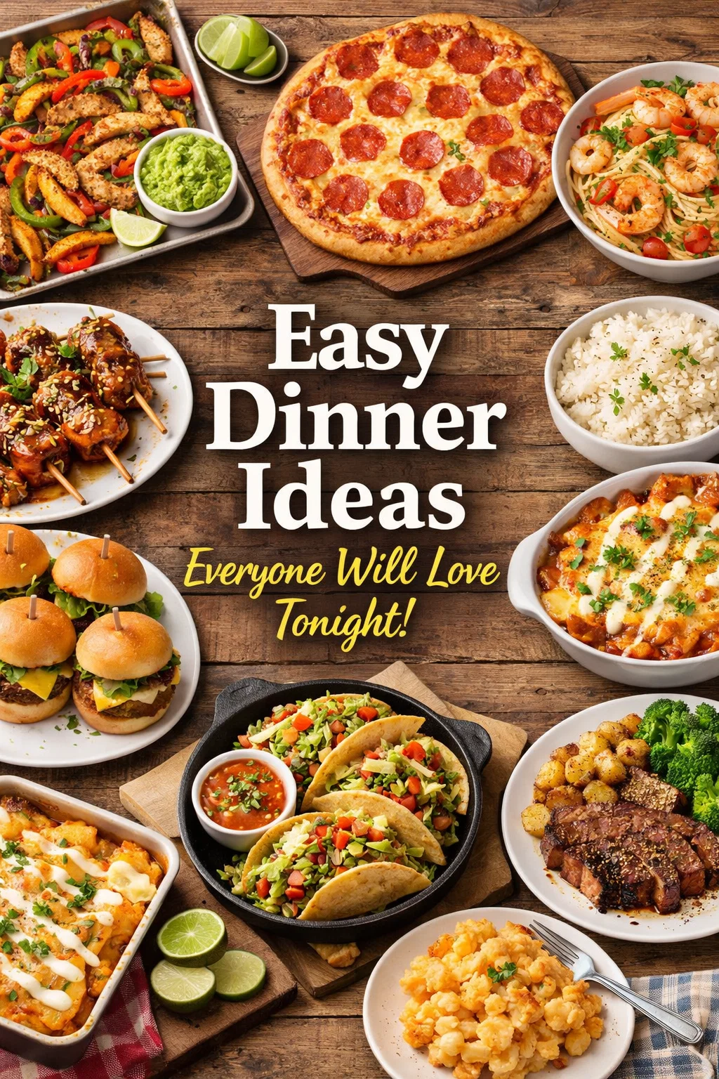 Easy Dinner Ideas Everyone Will Love Tonight (44 characters)