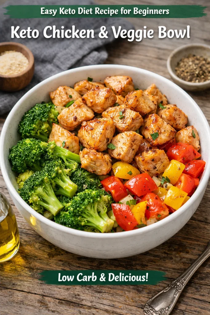 Easy keto diet recipe for beginners with simple low carb ingredients