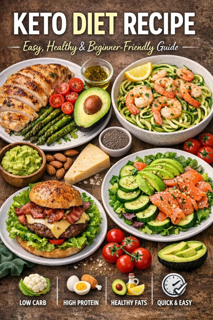 Keto Diet Recipe – Easy, Healthy & Beginner-Friendly Guide